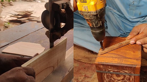Wooden Jewelry Box Making with Amazing Technique