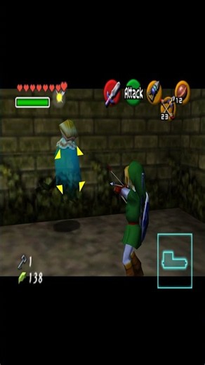 Zelda OOT - Forest Temple: Fighting Blue Poe (Beth) #ghost #zelda #gaming