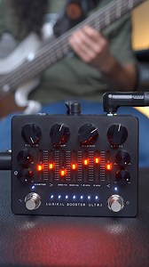 Your clean sound is now fully under your command. The Luminal Booster Ultra blends the pristine tone of the Harmonic Booster with a versatile Multiband Compressor, a 6-band EQ, and up to 7 custom Impulse Responses to shape your tone for any mix. Full Overview video in the comment section! | Darkglass Electronics