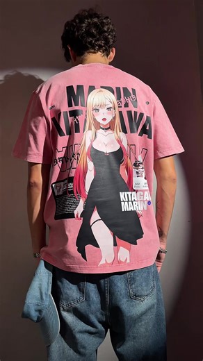 Level up style with this !!! 🔥🔥🔥 #mydressupdarling #marinkitagawa #mydressupdarlingedit #marinkitagawaedit #animeshirt