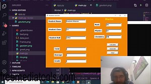 Python 3 Tkinter Marksheet Generator Script For School and College Students and Save it as PNG Image