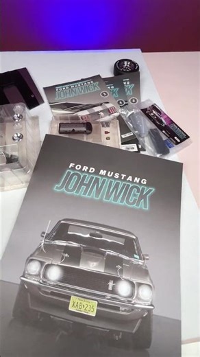 La Mitica Mustang di John Wick Secondo pacco Collezione De Agostini Ford Mustang in scala 1:8