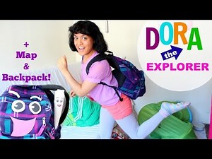Dora the Explorer Halloween Costume + DIY map & backpack