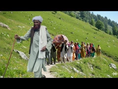 A Beautiful Mountain Barat in Indian Kashmir | Traditional Village Wedding