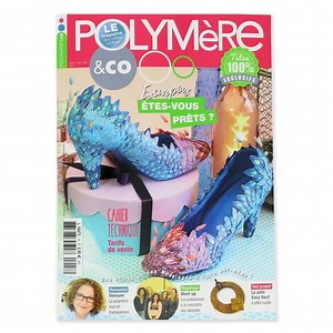 👠 Toutes à vos escarpins 👠 Avec le dernier magazine Polymère and CO qui vient de débarquer sur le site >>> http://bit.ly/PolymereAndCo_17 #magazine #patepolymere #polymerclay | Perles & Co