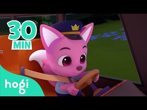 Join the Night Orange Bus | Wheels on the Bus | +Compilation | Nursery Rhymes | Pinkfong & Hogi