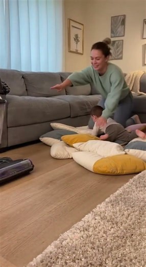 Why Babies Fear Vacuums #shorts #relatable #parentlife