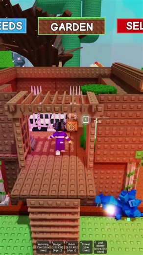 House, bridge, sword And flinging build In Grow a Garden #shorts #growagarden #roblox