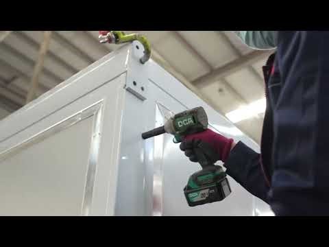 How to install A Foldable Cabin Step By Step? #foldinghouse #fastbuild #installationvideo