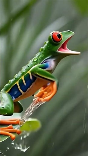 This Frog’s Tongue Is FASTER Than You Think 😱🐸 | Rainforest in 8K