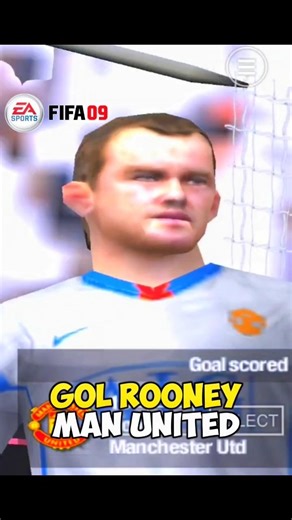 Gol Wayne Rooney FIFA 09 PSP ⚽🔥
