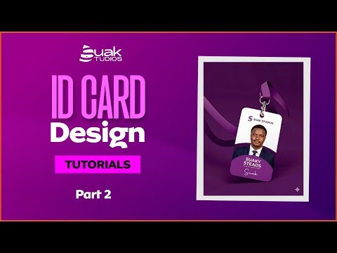 6TH LESSON | ID CARD DESIGN TUTORIAL | PART 2
