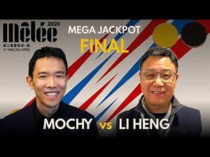 Mega Jackpot Final ▸ Mochy vs Diao Li Heng - 2nd Macao Open Backgammon Tournament