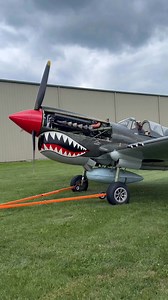 6.2K views · 546 reactions | P-40 Warhawk engine run with pilot Thom Richard ( Mike Killian) | Avgeekery.com | Facebook