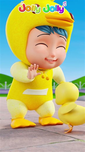 One, Two, Three Duckies | Counting Duckling | Ten Little Duckies | Jolly Jolly - Nursery Rhymes