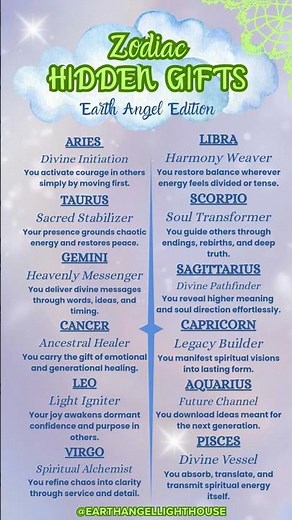 Each Zodiac Sign’s Hidden Earth Angel Gift Revealed #astrology #zodiac #horoscope