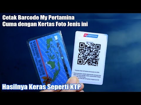 CARA BIKIN KARTU MY PERTAMINA SEPERTI UKURAN KTP