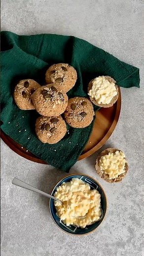 Bread Rolls, low carb, vegan & gluten-free 🥯 #keto #glutenfree #breadrolls