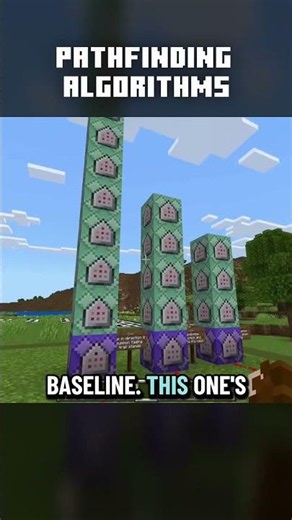 This pathfinding algorithm is beyond terrible 😭 #minecraft