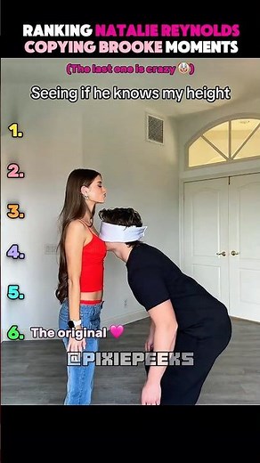 Ranking Natalie Reynolds Copying Brooke Monk moments