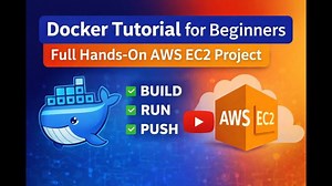 Docker Tutorial for Beginners 2026 | Full Hands-On AWS EC2 Project (Build → Run → Push) | D Manjunath