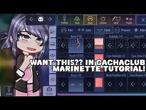 •How To Make Marinette In Gacha Club Tutorial• MLB
