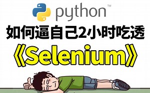 Selenium自动化测试入门到实战一套全通关，Python Selenium4 Web自动化测试零基础快速掌握