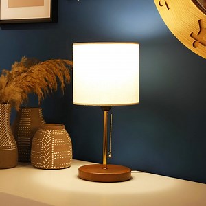 Lampe de table avec abat-jour en tissu - Etsy France