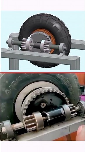 Reverse Drive Mechanism #kinematics #linkage #engineering #motion #gear #mechanism