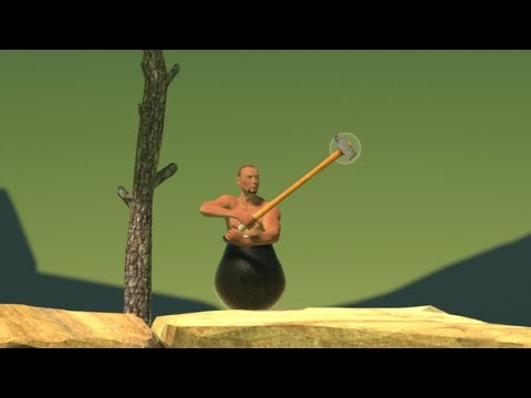 Getting Over It with Bennett Foddy Winning Gameplay No Commentary