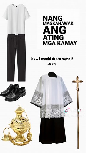How I Would Dress as an Altar Server Soon