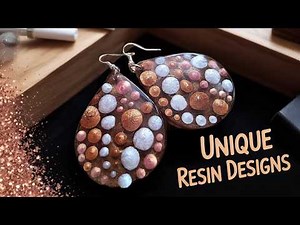 DIY Resin Bubble Earrings | Easy bubble effect tutorial