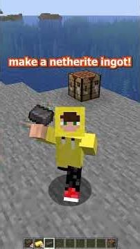 you CAN craft netherite in minecraft any way... doesnt mean you should #minecraft