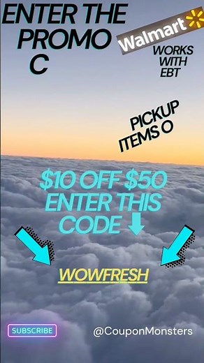 $10 Off Walmart Promo Code for Pickup Orders!! #walmart #coupon #promocode #money #cheap #deals