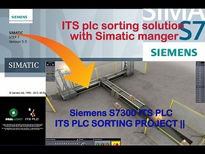 ITS PLC sorting solution with Simatic Manger the Full program PLC S7-300