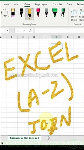 Gold pen | excel tutorial | #Shorts