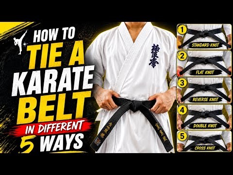 How to Tie a Karate Belt | 5 Different Ways to Tie a Karate Belt.