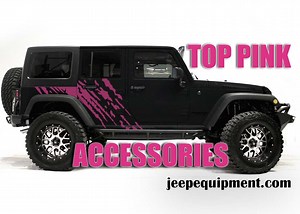 Top Pink Jeep Wrangler Accessories