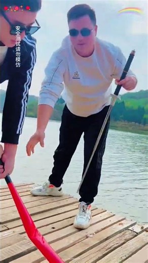 Multi-functional three-section folding trekking poles, extendable...Unfold