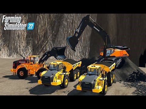 🚧 Massive Coal Mining Operation in Farming Simulator 22 | Realistic Mining Gameplay FS22