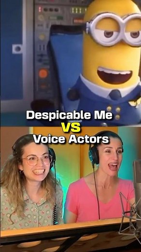 Voice Actors vs Despicable Me #shorts