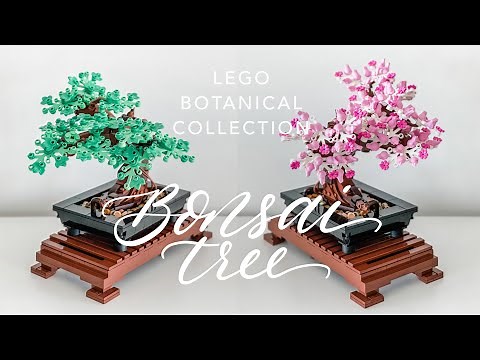 LEGO BOTANICAL COLLECTION 10281 | Bonsai + Japanese cherry blossom tree unboxing and speed build