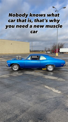 Jacob on Instagram: "Old muscle cars > new muscle cars • • • • • #chevy #chevynova #nova #fyp #musclecar"
