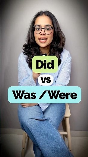 English Grammar Lesson - Did Vs Was/Were | Common Mistakes in English | English With Ananya