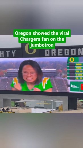 The legend grows (via zacharycneel | X) #oregon #ducks #chargers #fan #viral #meme #cfb #football #nfl #la | Sports Illustrated