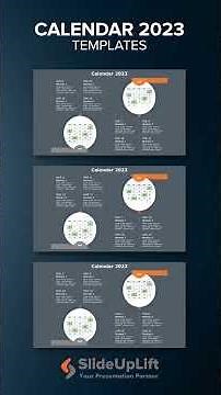 2023 #calendar template for #powerpoint and #googleslides. #event #2023 #calendario #presentation