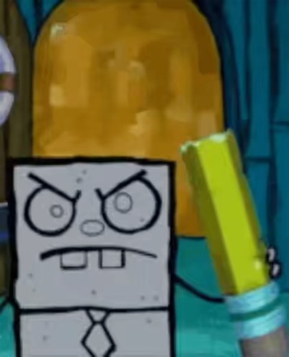 ARTIICLE on Instagram: "In Season 2’s “Frankendoodle,” a live-action artist at sea accidentally drops his pencil overboard — a seemingly small moment that triggers one of SpongeBob’s most iconic adventures. That pencil lands in Bikini Bottom and reveals itself as a magic pencil that brings drawings to life, leading SpongeBob and Patrick to create DoodleBob — a crude, chaotic double of SpongeBob who steals the pencil and wreaks havoc before being erased. The pencil eventually gets returned to the