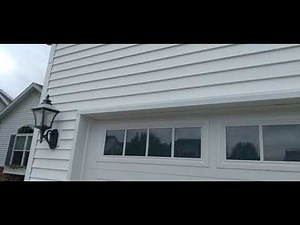 Water dripping from my garage door trim... you need a Drip Cap.