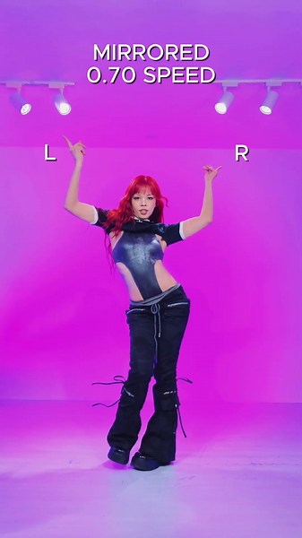 [MIRRORED & SLOWED] "ICONIC BY MISTAKE" last chorus and dance break #tutorial #shorts