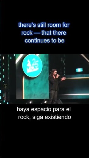 Juanes introducing The Warning at the 2024 Latin Grammys